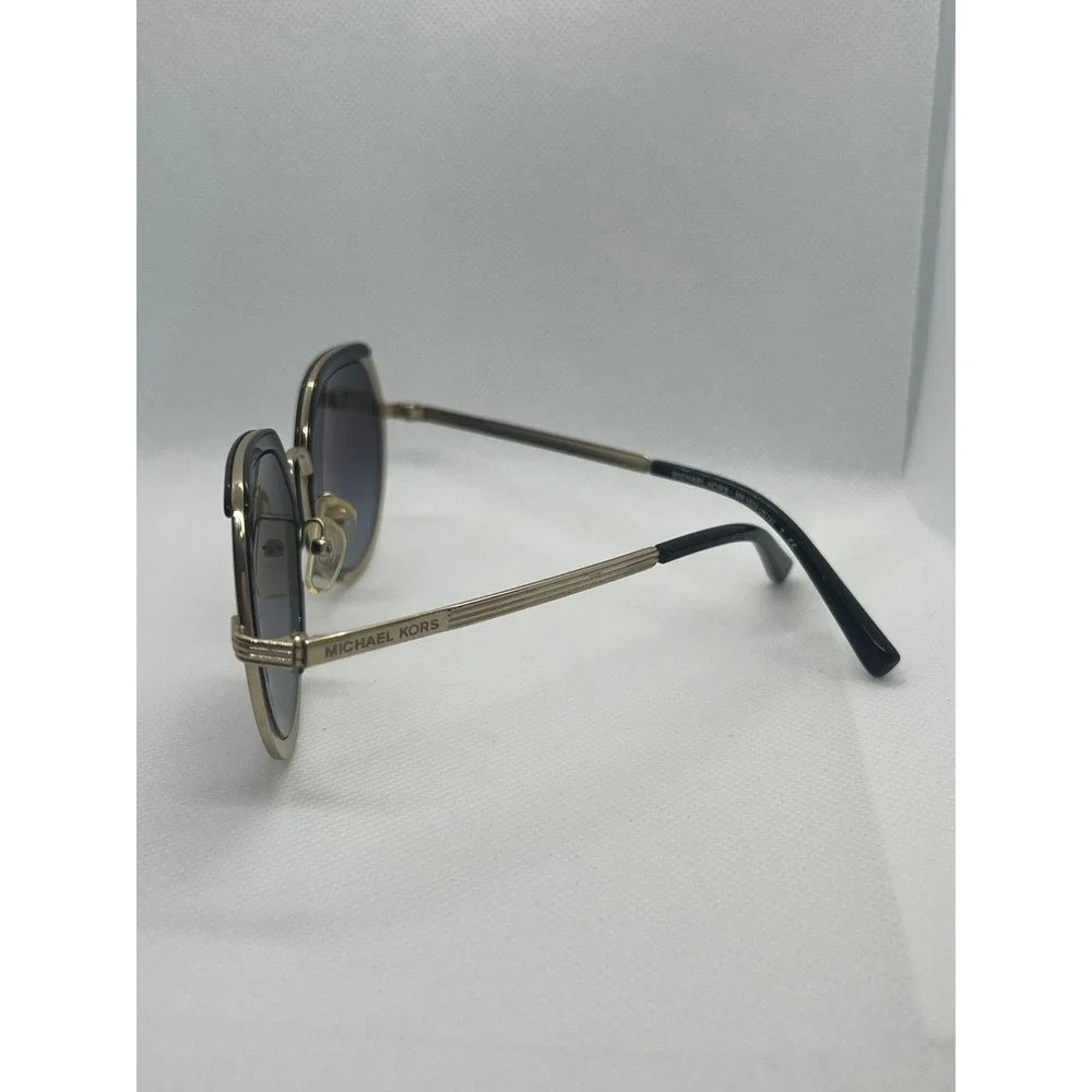 Michael Kors‎ Sunglasses Round Gold Black Designer Fashion Shades